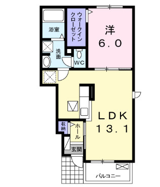 ベラカーサ　セコンドの間取り