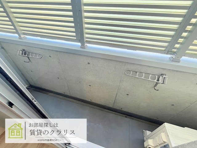 MESA VERDE桂（メサヴェルデ）A棟のバルコニー