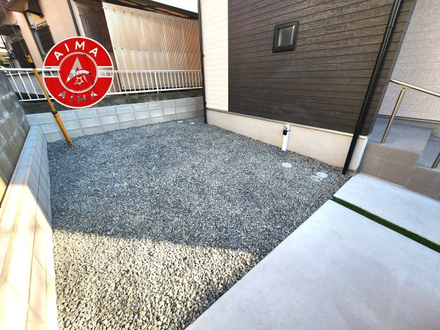 大野城市緑ケ丘3丁目第1-1棟（A号棟）の庭|お庭で自由な時間を過ごせます。