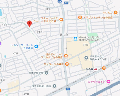 【地図】 | 光の森３丁目テナント