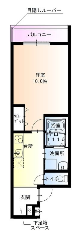 フジパレス十三ウエストの間取り