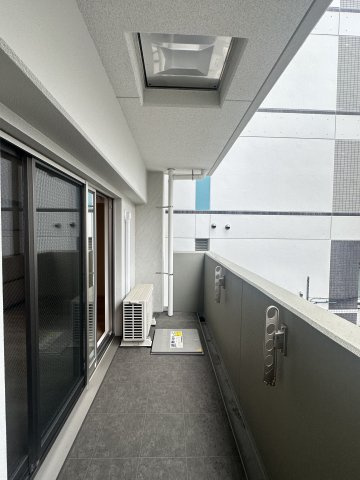 アーバネックス東梅田のバルコニー