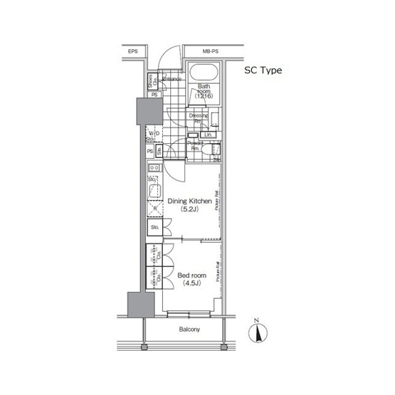 【間取り】 | パークハビオ門前仲町