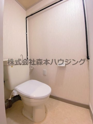 【トイレ】 | 　奥野マンション | 落ち着いたトイレです