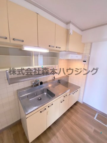 【キッチン】 | 　奥野マンション | お料理しやすいキッチンです