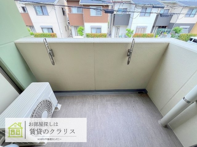 カサベルデ桂川のバルコニー