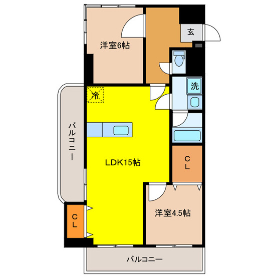 【間取り】 | NARABU六番館