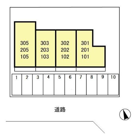 シュエット　ププレの区画図