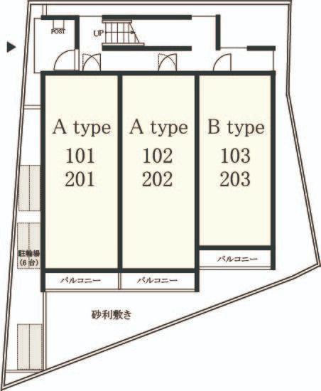 リブリ・港南中央の区画図