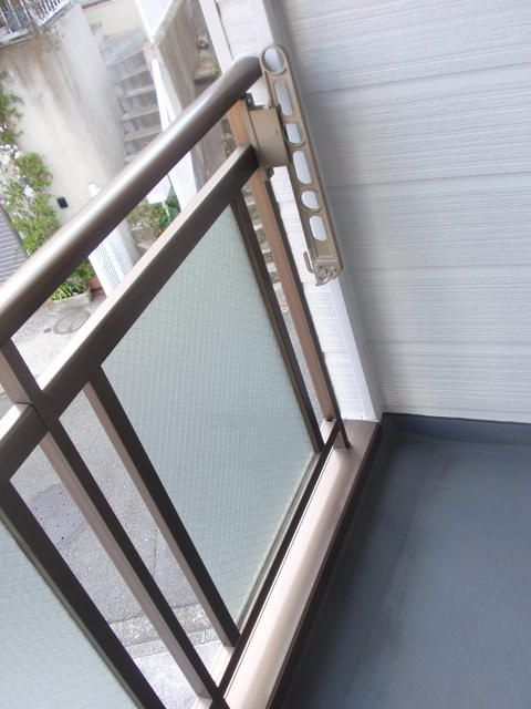 かいど荘のバルコニー