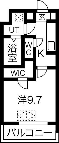 スプランディッド新大阪DUEの間取り