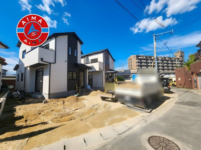 福岡市西区拾六町3丁目第1-2棟（A号棟）の前面道路含む現地写真|見学の時間などお気軽にお問い合わせ下さい。