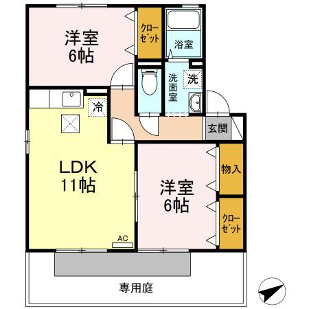 【間取り】 | グランシャリオ・Ｓ　B | ◆初期費用最安値コミット！「もっとお得に賃貸」を叶えます♪
◆見積もりのセカンドオピニオンも開催中♪検討中の物件もお気軽に相談下さい。
※既にお申込み済みの場合はご遠慮下さい。
