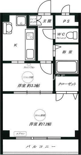 ハイツ新和の間取り