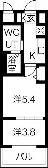 MJC大阪リベルテの間取り