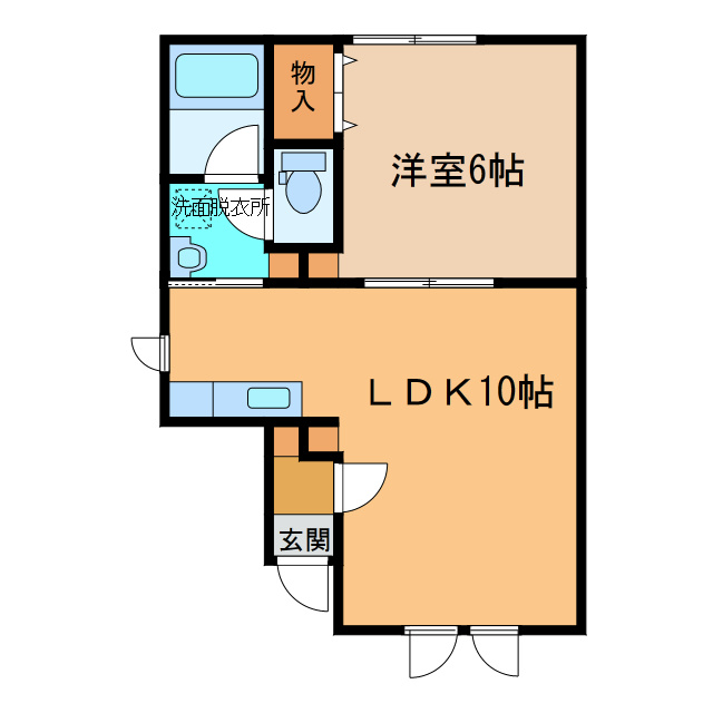 フルハウスAの間取り