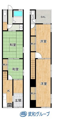旭区大宮4丁目　中古テラスハウスの画像