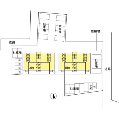 【区画図】 | サニー　イースト | 即日案内可能です♪現地待ち合わせOK！どの物件でも当社でお得にご案内できますのでまとめて内覧ください♪