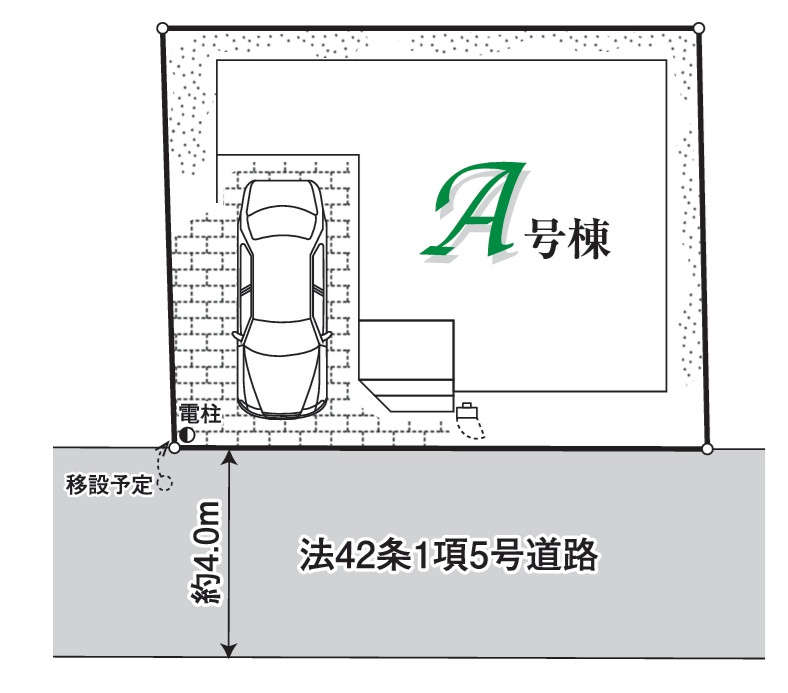 【仲介手数料無料】ハートフルタウン所沢松郷４期　全1棟　　の区画図