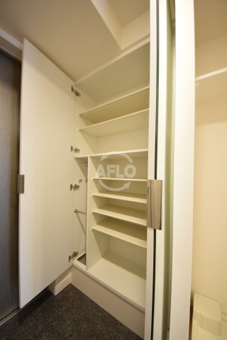 プレサンス谷町九丁目ディセオの収納|プレサンス谷町九丁目ディセオ　シューズクローゼット
