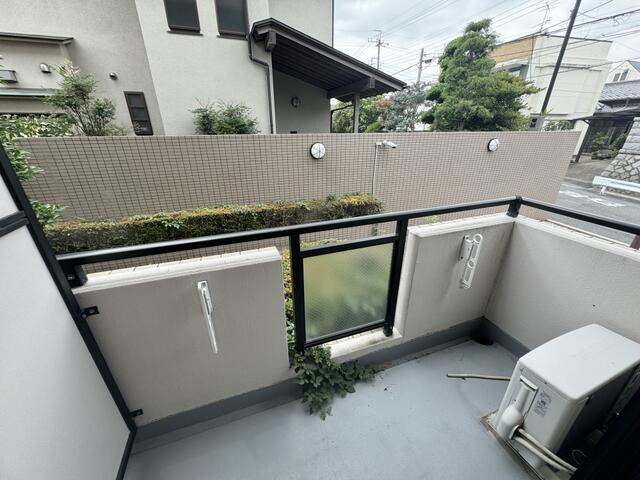 リーブル北小金のバルコニー