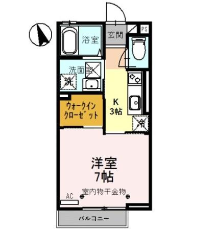 ルミネス大坪の間取り
