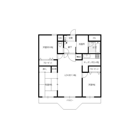 【間取り】 | ﾗｲｵﾝｽﾞﾏﾝｼｮﾝ大分駅南