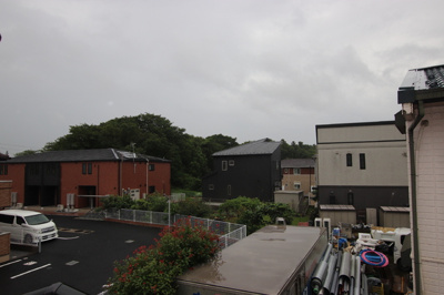 バルコニーからの景色です