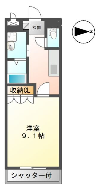 シャトレーン幸世館の間取り