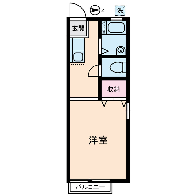 イーストヒルズ・Ａの間取り