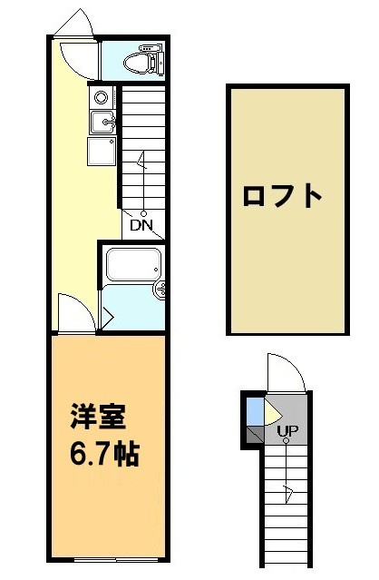 大田区上池台５丁目のアパートの間取り