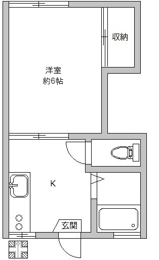 コーポヨネサクの間取り