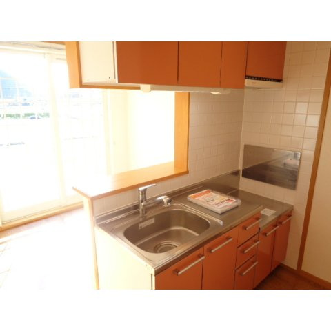 岐阜市芥見大船２丁目のアパートのキッチン