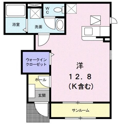 ラ・フォンテーヌ　Ⅳの間取り
