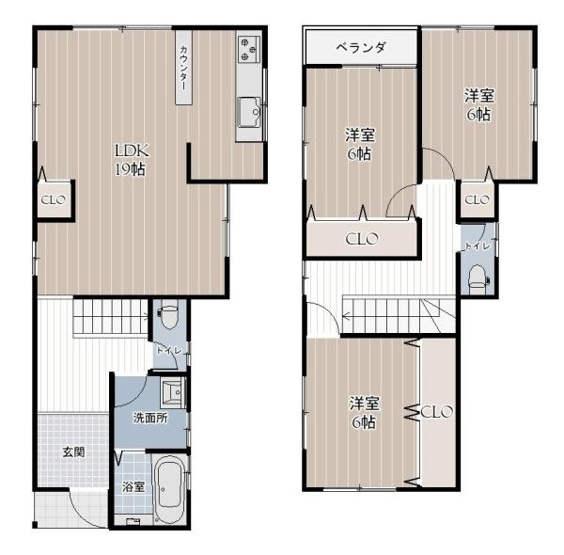 【間取り】 | 専有面積:94.36平米　間取り:3LDK！