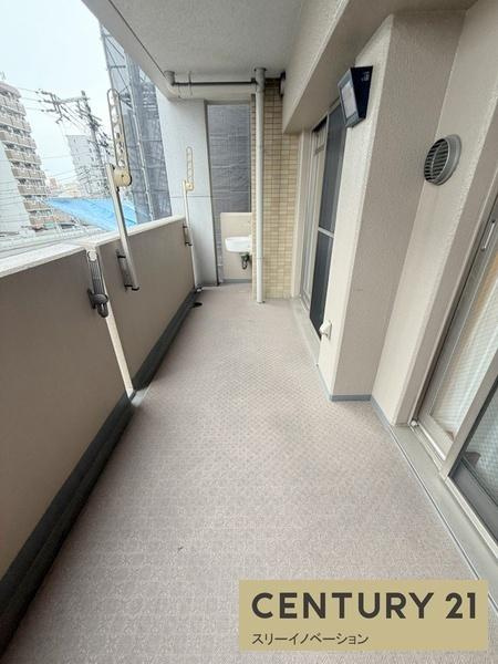 プレサンス大正駅前リヴィエールのバルコニー