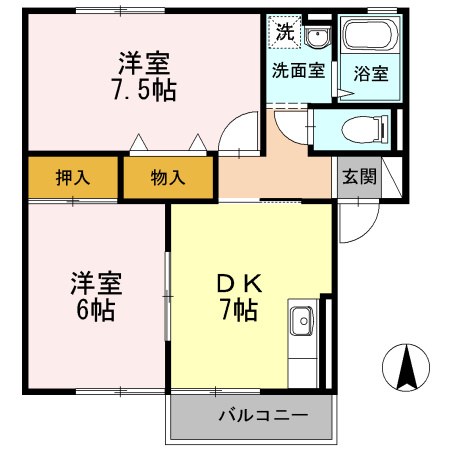 【間取り】 | ヴィラージュ桂　1棟 | 間取り