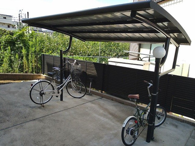 【その他】 | レオパレスオリーブ | 駐輪場　原付＆自転車のみ駐輪可能
