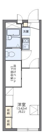 【間取り】 | レオパレスアンジェリークⅠ