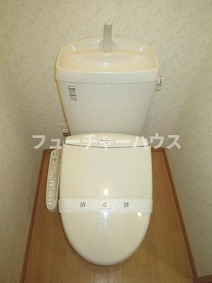 ハーベスト柵町のトイレ|落ち着いた色調のトイレです