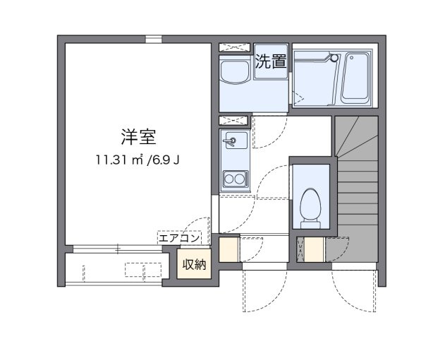 レオネクスト東堀の間取り|代表的な間取のため実際の間取とは異なる場合があります