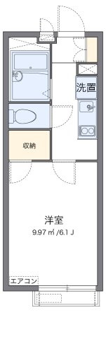 レオパレスＳＨＩＢＩＲＡＫＩの間取り