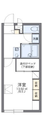 レオパレス葵の間取り