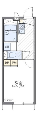 レオパレス西ノ前ハイツの間取り