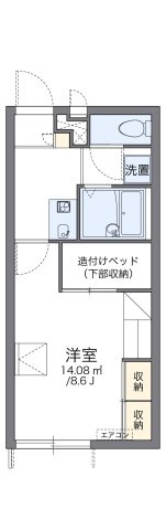 レオパレスＴＯＢＡの間取り