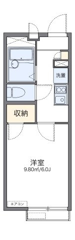 レオパレスエレガンテⅡの間取り