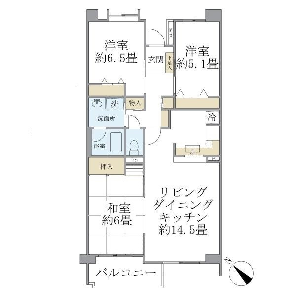 ＩＳＭ南柏の間取り