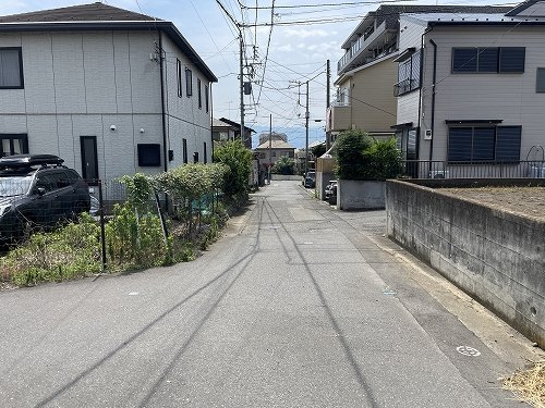 【仲介手数料０円】座間市入谷西第4　新築一戸建て　3号棟　全4棟の前面道路含む現地写真|座間市入谷西第4　新築一戸建て　全4棟