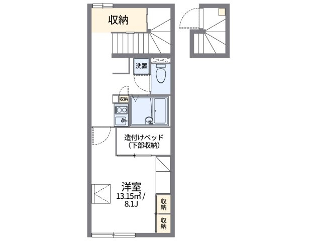 【間取り】 | レオパレス一ツ葉