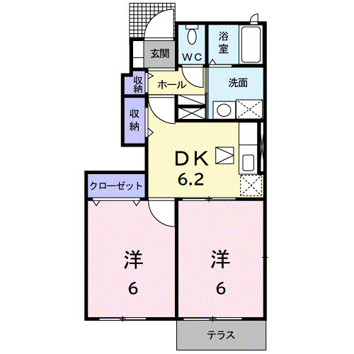 【間取り】 | ベル　セレーノ　Ａ棟